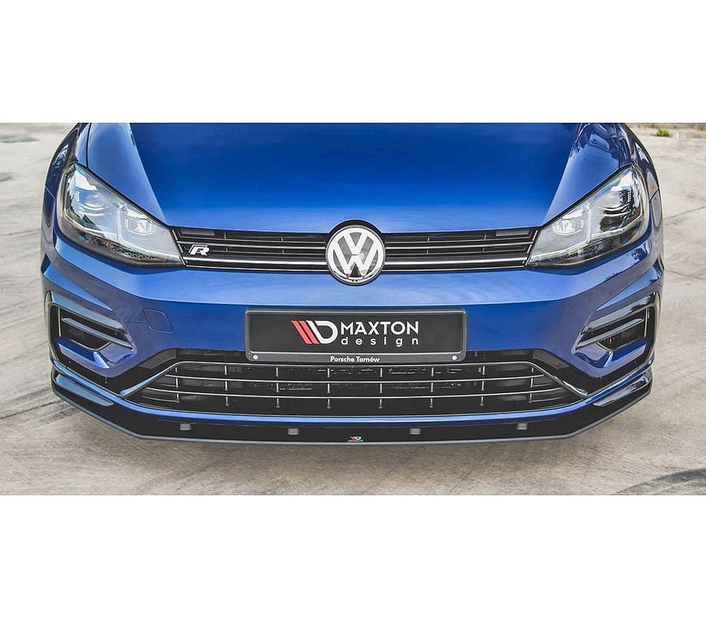 Maxton Design Racing Durability Front Splitter VW Mk7.5 Golf-R