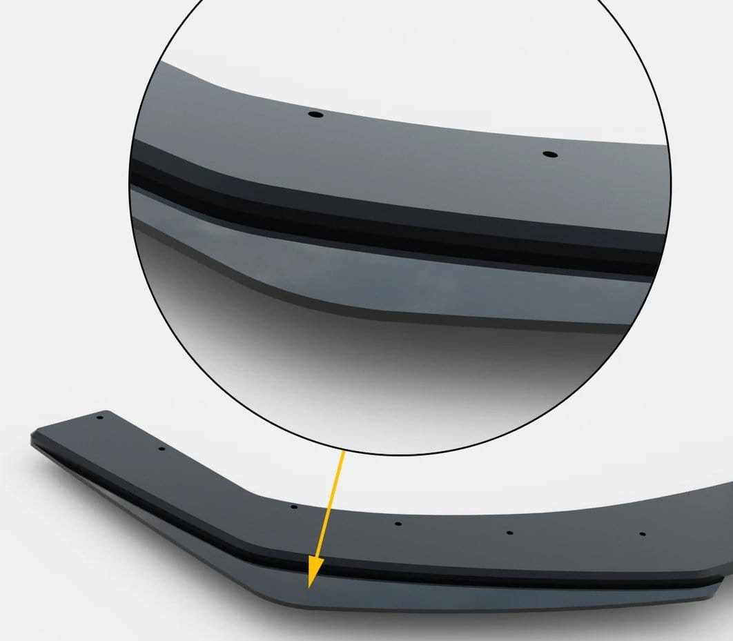 Maxton Design Racing Durability Side Skirts Diffusers + Flaps VW Mk7.5 Golf-R