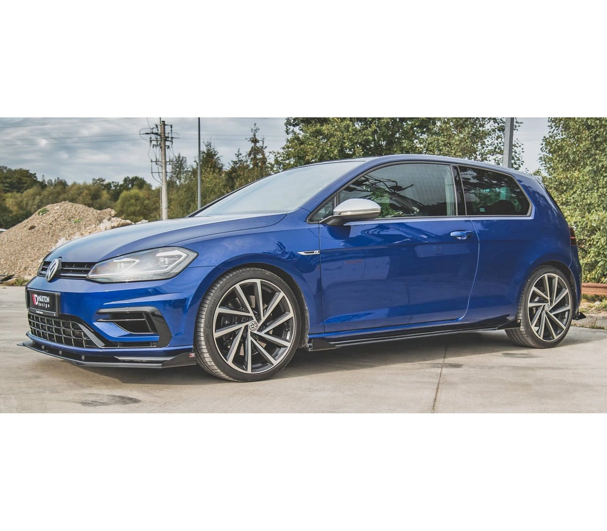 Maxton Design Racing Durability Side Skirts Diffusers + Flaps VW Mk7.5 Golf-R