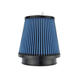 Injen NanoWeb Dry Air Filter 4.0 Flange w/ShurLok / 5.63 Base OD /6.0 Tall /4.0 Top w/Barb Fitting
