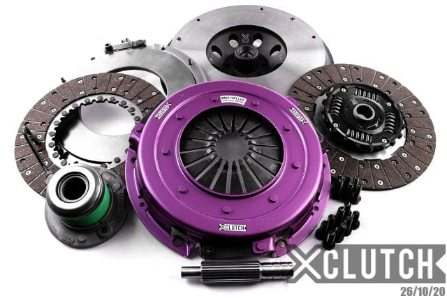 XClutch 15-20 Ford Mustang Shelby GT350 5.2L 10.5in Twin Sprung Organic Clutch Kit (Clutch Slave Cylinder Included)