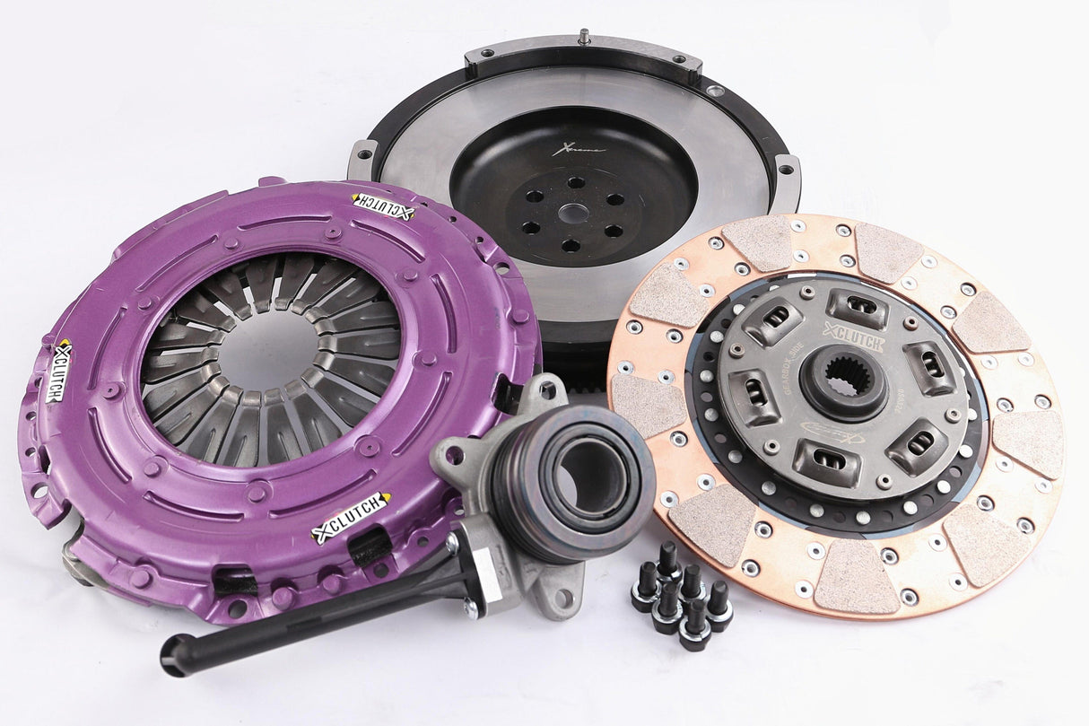 XClutch 14-16 Kia Forte Koup SX 1.6L Stage 2 Cushioned Ceramic Clutch Kit (Dual Mass Flywheel - Clutch Slave Cylinder Included)