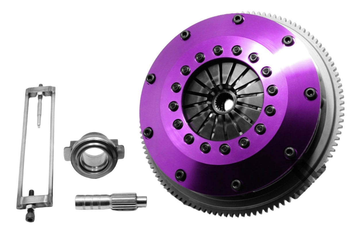 XClutch 07-17 Mitsubishi Lancer EVO X 2.0L 8in Twin Solid Ceramic Clutch Kit
