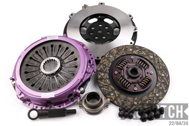 XClutch 1997 Mitsubishi Lancer EVO IV 2.0L Stage 1 Sprung Organic Clutch Kit (Pressure Plate & Flywheel Bolts Included)