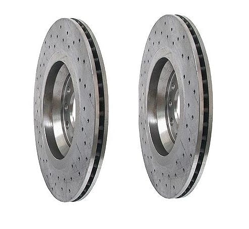 Drilled Rear Rotor Kit (310x22mm) - VW/Audi / A3 / RS3 / TT-S / TT-RS / Golf R & more