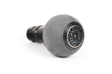 BFI GS2 Heavy Weight Shift Knob - Gray Alcantara - Black Anodized (981 / 991 Porsche Fitment)