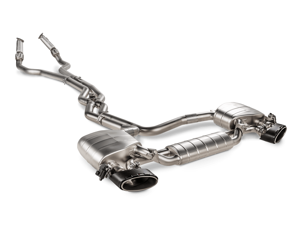Akrapovic Evolution Line Cat Back Exhaust(Titanium) w/ Link Pipes - Audi / C8 / RS6 / RS7