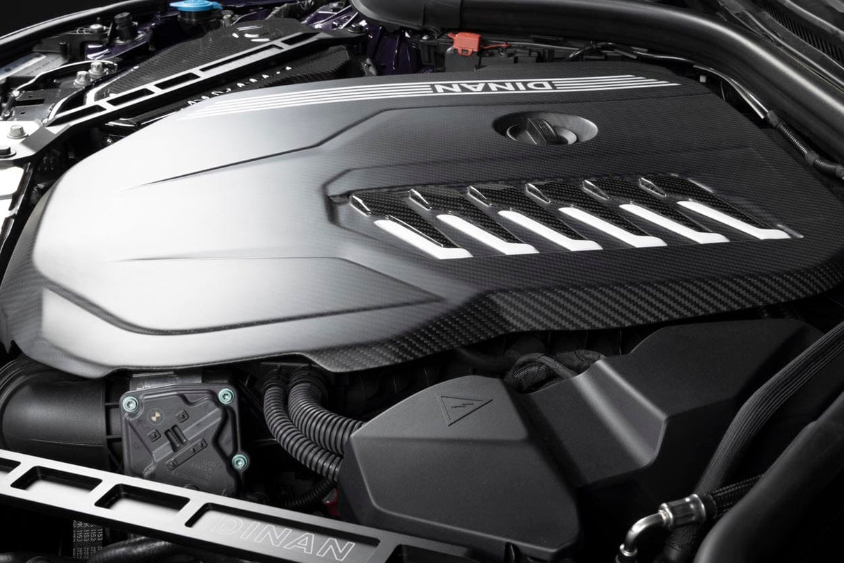 Dinan Matte Carbon Fiber Engine Cover - BMW / G2X / G4X / B58