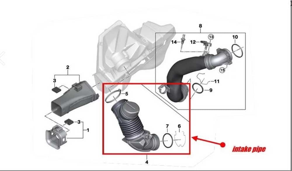Racing Dynamics Intake Pipe - BMW / Toyota / 3.0T / B58 / M340i / G20 / Z4 / A90 / Supra