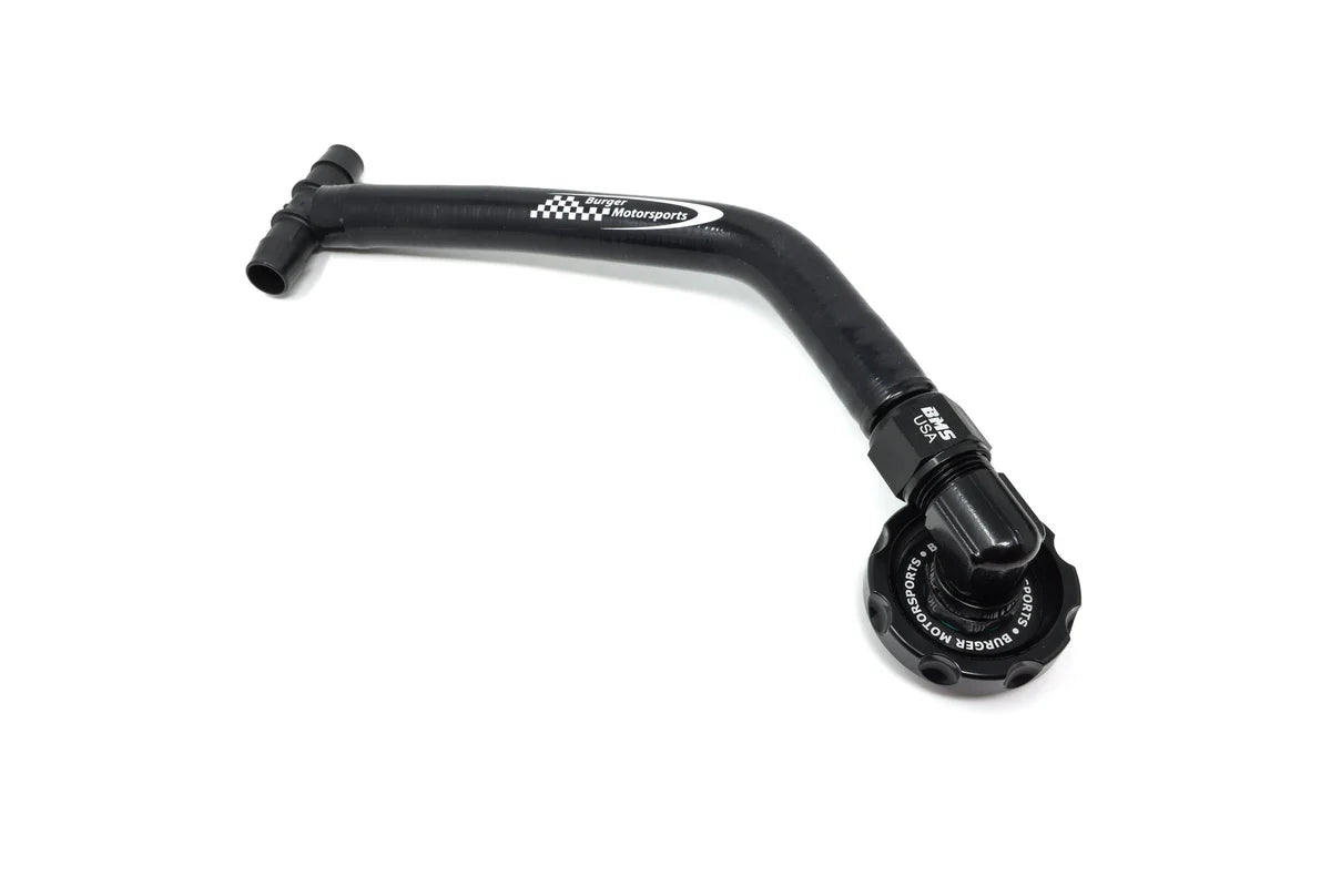B58 BMW/Supra BMS Oil Catch Can Oil Filler Cap Dual Vent Connection Kit