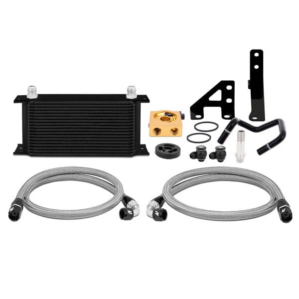 Mishimoto Subaru WRX Thermostatic Oil Cooler Kit, 2015-2021, Black