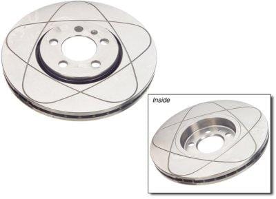 Front ATE Slotted Brake Rotor | Mk4 2.0L - (NLA)
