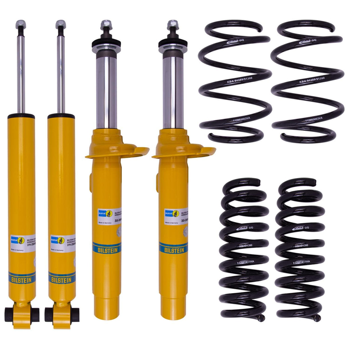 Bilstein B12 Pro-Kit 15-17 Mercedes-Benz C300 Front and Rear Suspension Kit