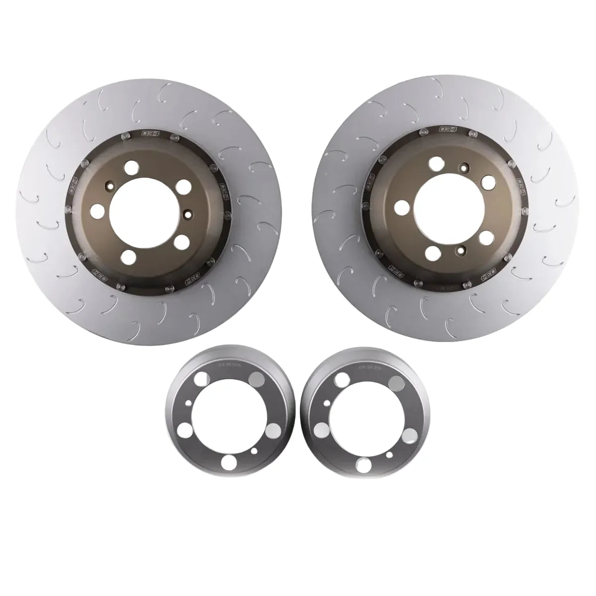 034 Motorsport 2-Piece Floating Rear Brake Rotor Upgrade - Porsche 911 GT3 / 991.1 / 991.2