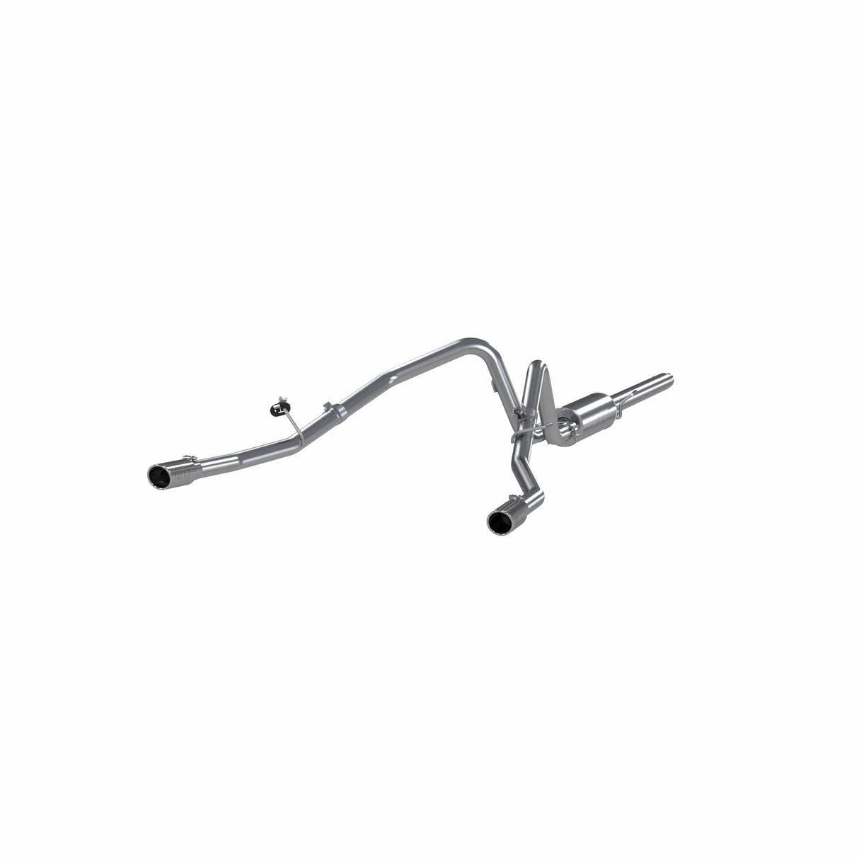 MBRP 2004-2008 Ford F150 4.6/5.4L EC/CC-SB Cat Back Dual Split Rear (T409)