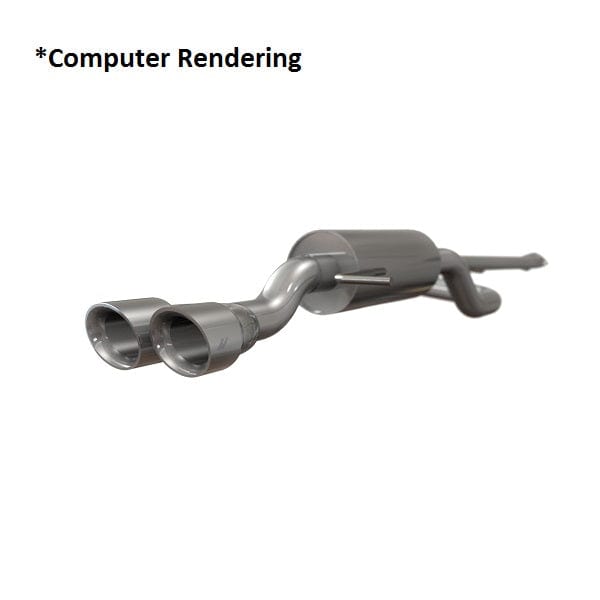 Mishimoto Ford Fiesta ST Cat-Back Exhaust, 2014-2019 Resonated, Polished Tips