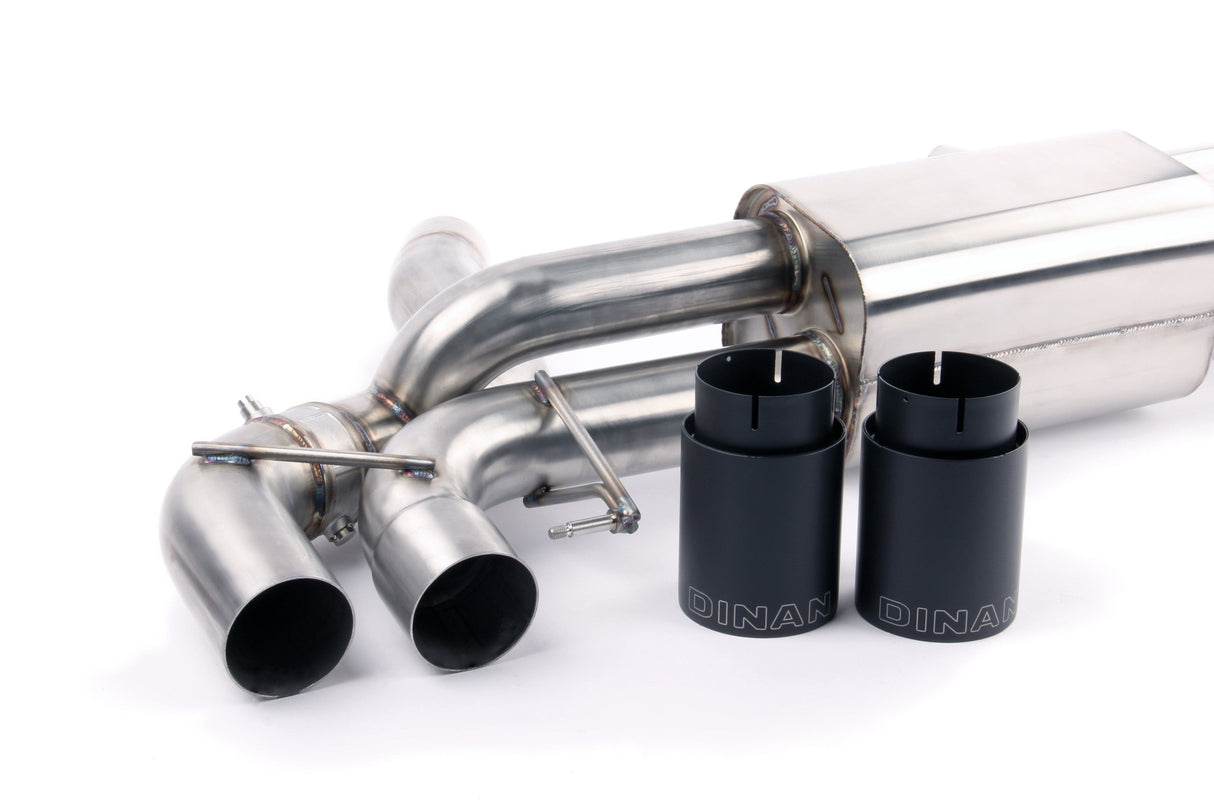 Dinan Free Flow Axle-Back Exhaust (Black Tips) - BMW / F90 / M5