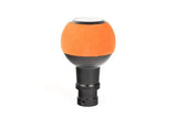 BFI GS2 Heavy Weight Shift Knob - BMW Manual - Arancia Mira Orange Air Leather / Black Anodized