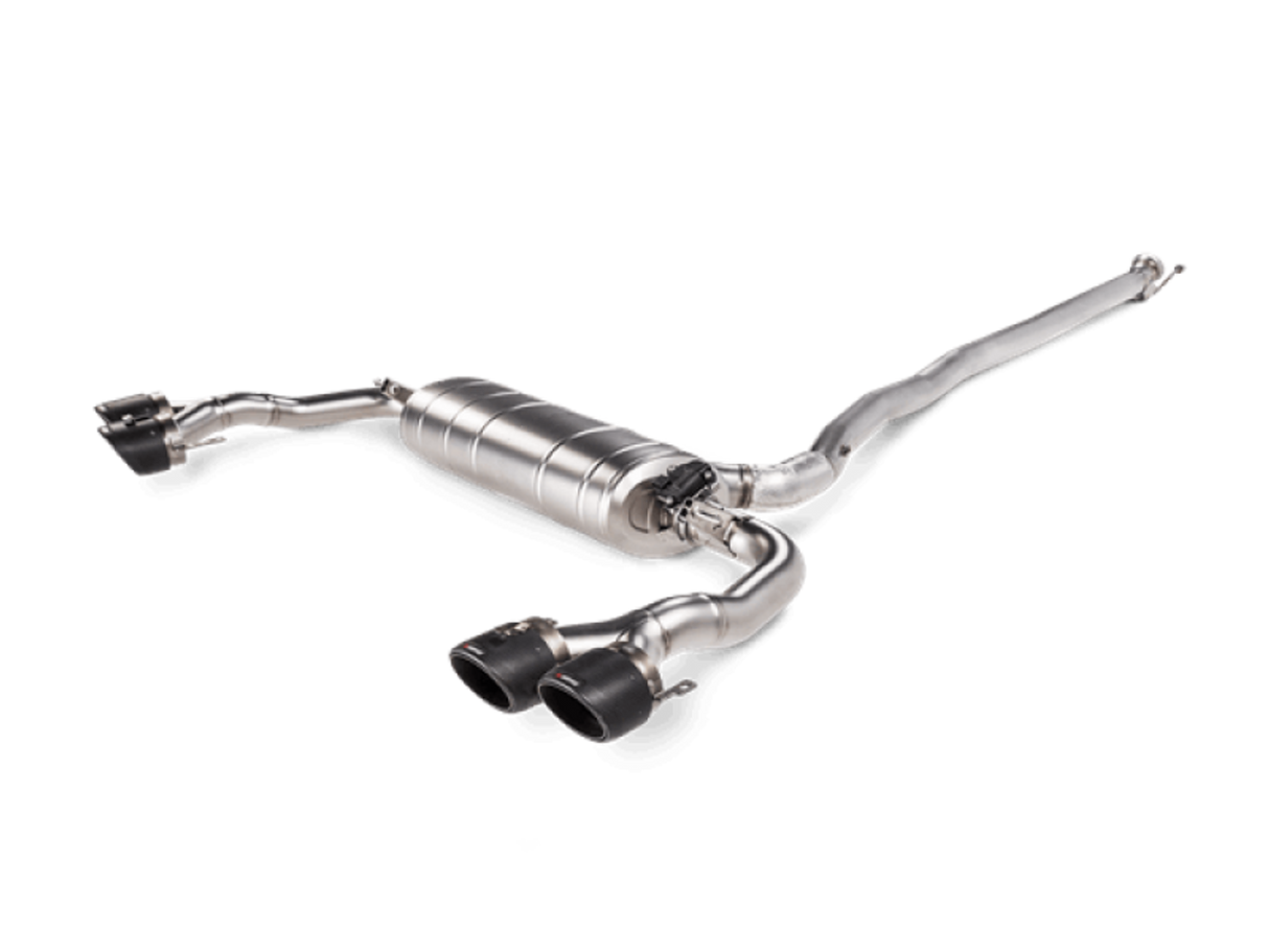 Akrapovic 2020 Mercedes-Benz CLA 45S AMG (C118/X118) Evo Line (Titanium) w/Carbon Tips/SS Link Pipes