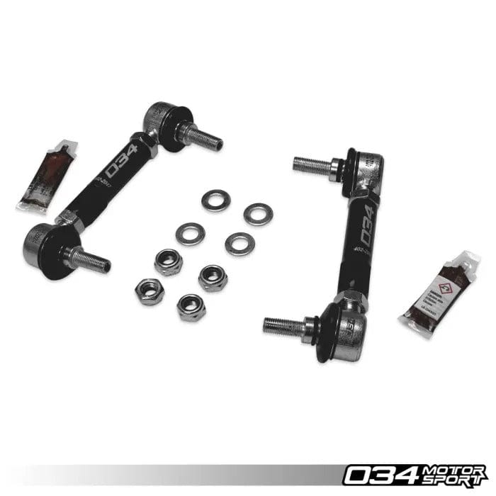034 Motorsport Dynamic+ Billet Adjustable Rear Sway Bar End Links - BMW F2x / F3x / G2x Chassis