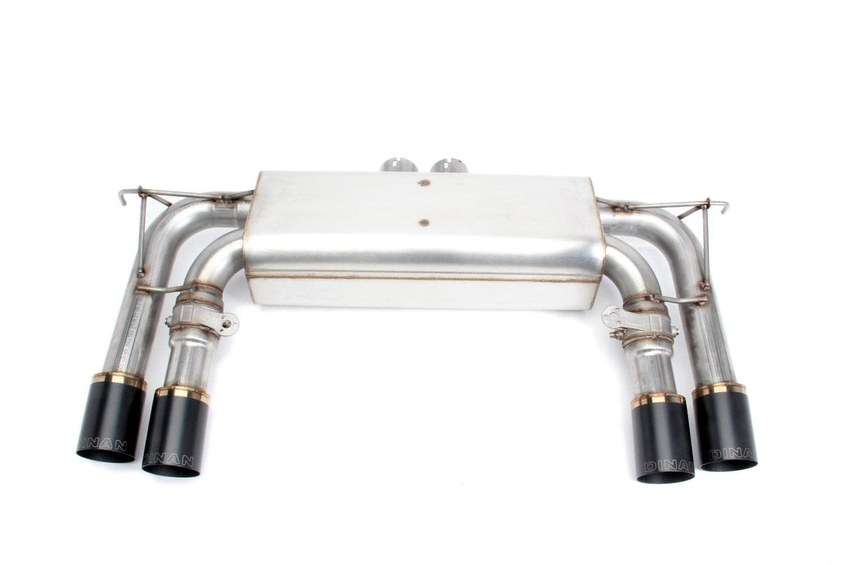 Dinan Free Flow Axle-Back Exhaust (Black Tips)- 2015-2019 BMW X5M/X6M