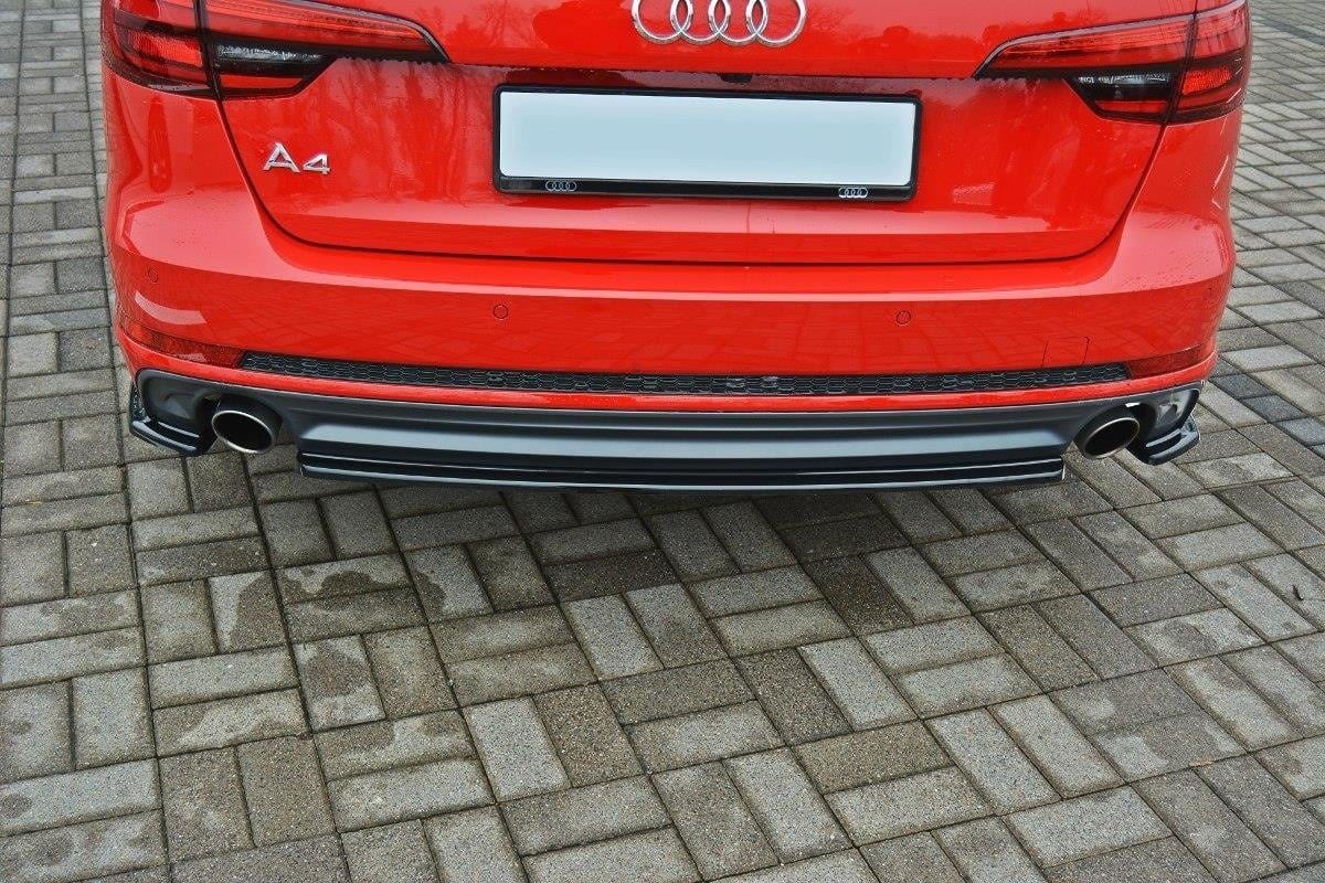 Maxton Design Central Rear Splitter Audi A4 B9 S-Line
