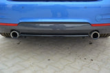 Maxton Design Central Rear Splitter BMW 4 F32 M-Package (With Vertical Bars)