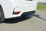 Maxton Design Central Rear Splitter Lexus Ct Mk1 Facelift (With Vertical Bars)