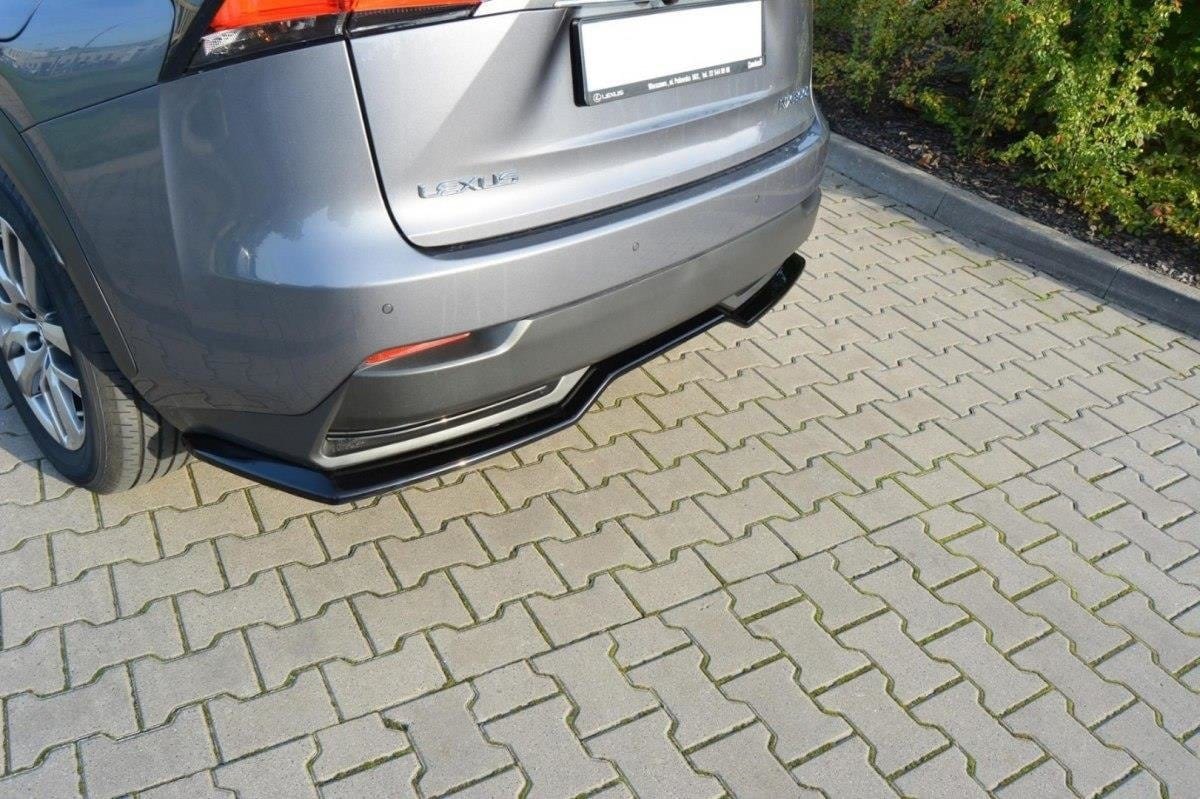 Maxton Design Central Rear Splitter Lexus Nx Mk1 H (Without Vertical Bars)
