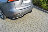 Maxton Design Central Rear Splitter Lexus Nx Mk1 H (Without Vertical Bars)