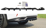 Maxton Design Central Rear Splitter Lexus Rx Mk4 H (With Vertical Bars)