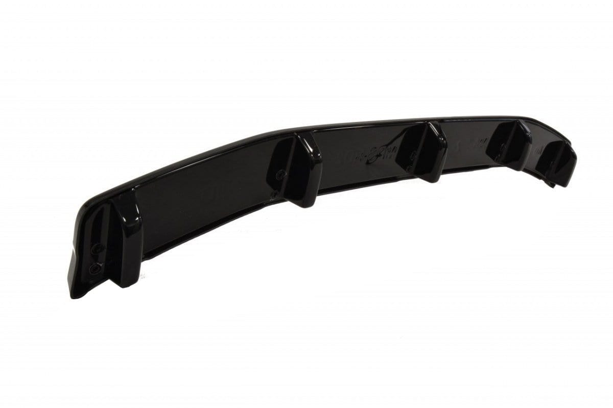 Maxton Design Central Rear Splitter Mazda 3 MK2 Mps (With Vertical Bars)