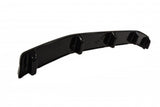 Maxton Design Central Rear Splitter Mazda 3 MK2 Mps (With Vertical Bars)