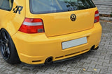 Maxton Design Central Rear Splitter VW Mk4 R32