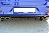 Maxton Design Central Rear Splitter VW Golf R Mk7 (Facelift)
