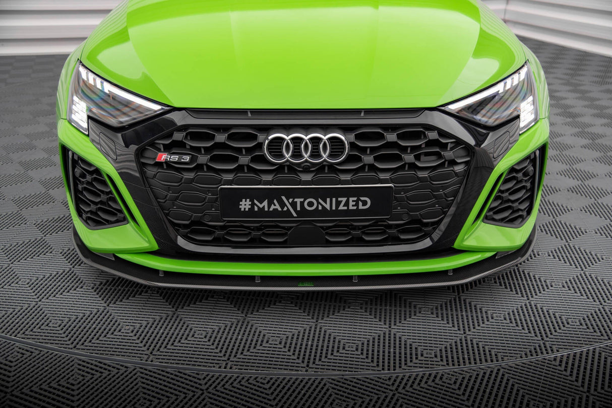 Maxton Design Carbon Fiber Front Splitter Audi RS3 8Y