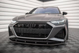Maxton Design Carbon Fiber Front Splitter - Audi / C8 / RS6 / RS7