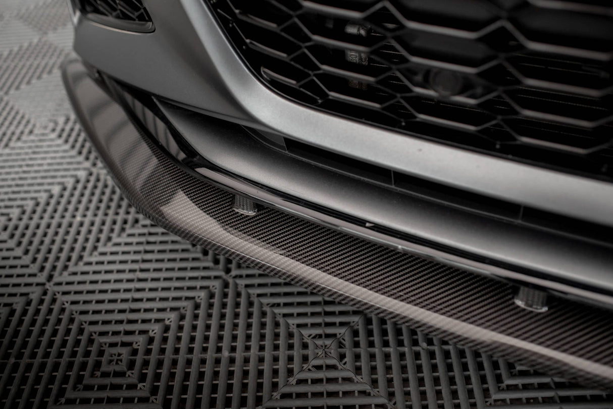 Maxton Design Carbon Fiber Front Splitter - Audi / C8 / RS6 / RS7