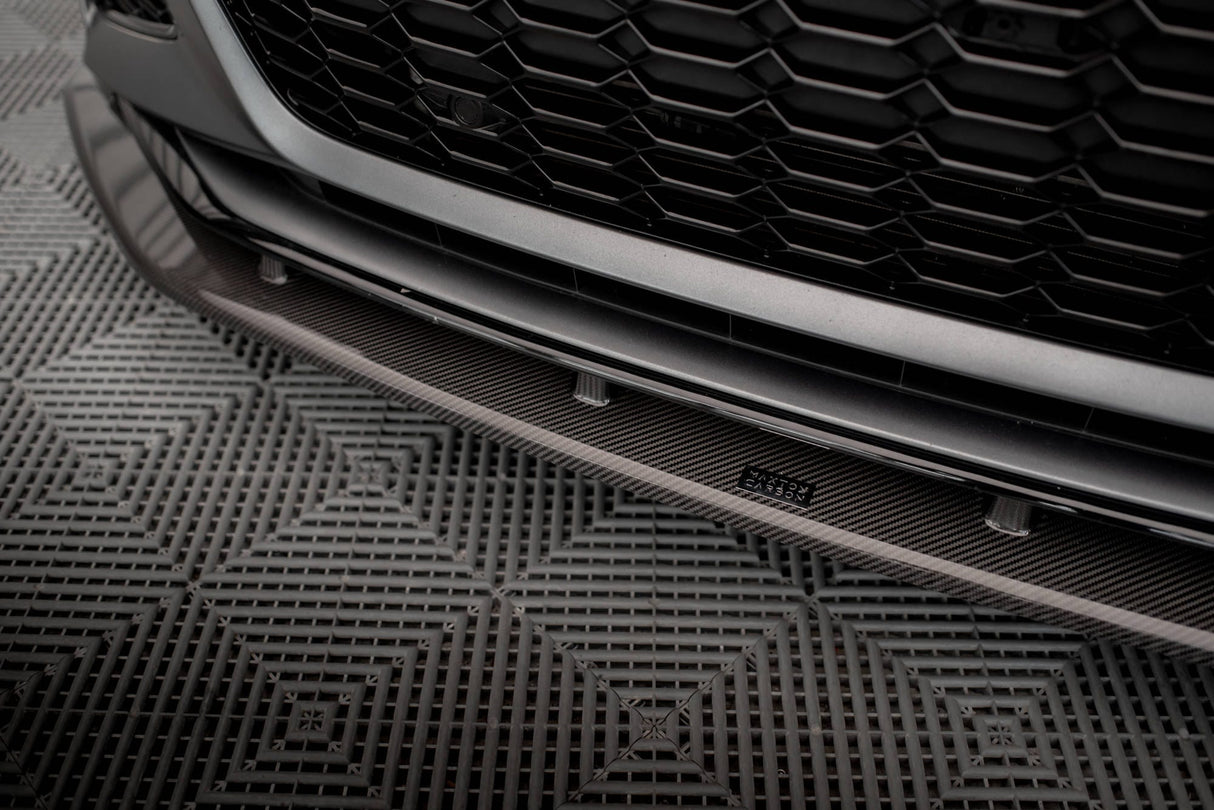 Maxton Design Carbon Fiber Front Splitter - Audi / C8 / RS6 / RS7