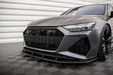 Maxton Design Carbon Fiber Front Splitter - Audi / C8 / RS6 / RS7