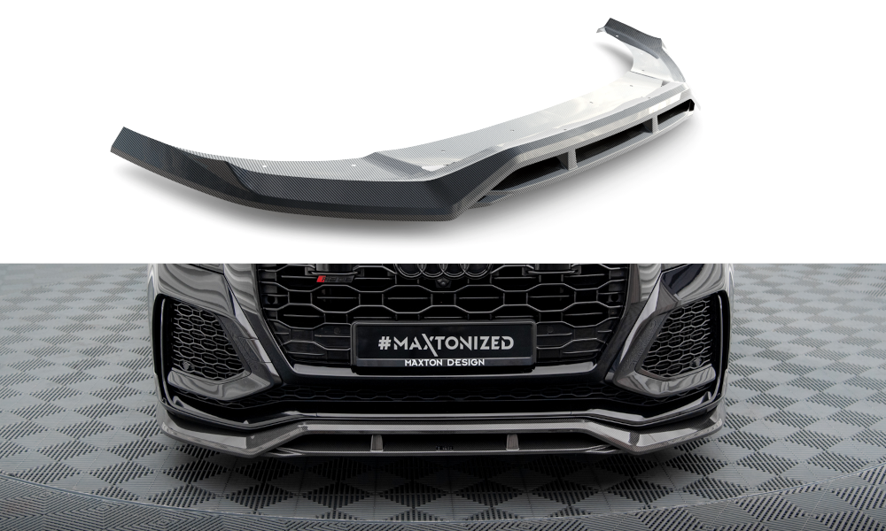 Maxton Design Carbon Fiber Front Splitter Audi RSQ8 MK1