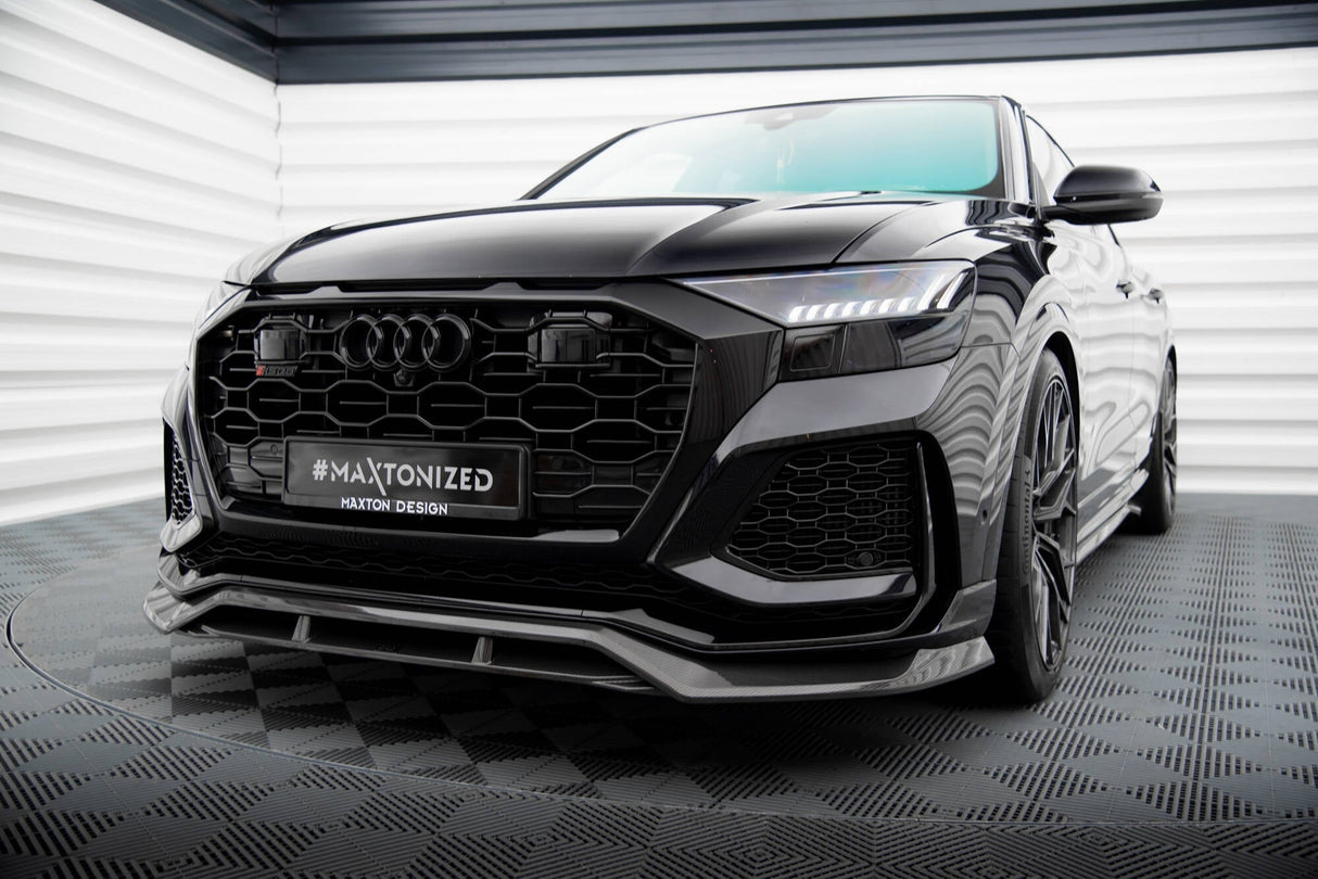 Maxton Design Carbon Fiber Front Splitter Audi RSQ8 MK1