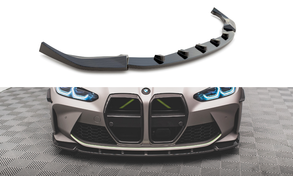 Maxton Design Carbon Fiber Front Splitter V.1 BMW M4 G82 / M3 G80