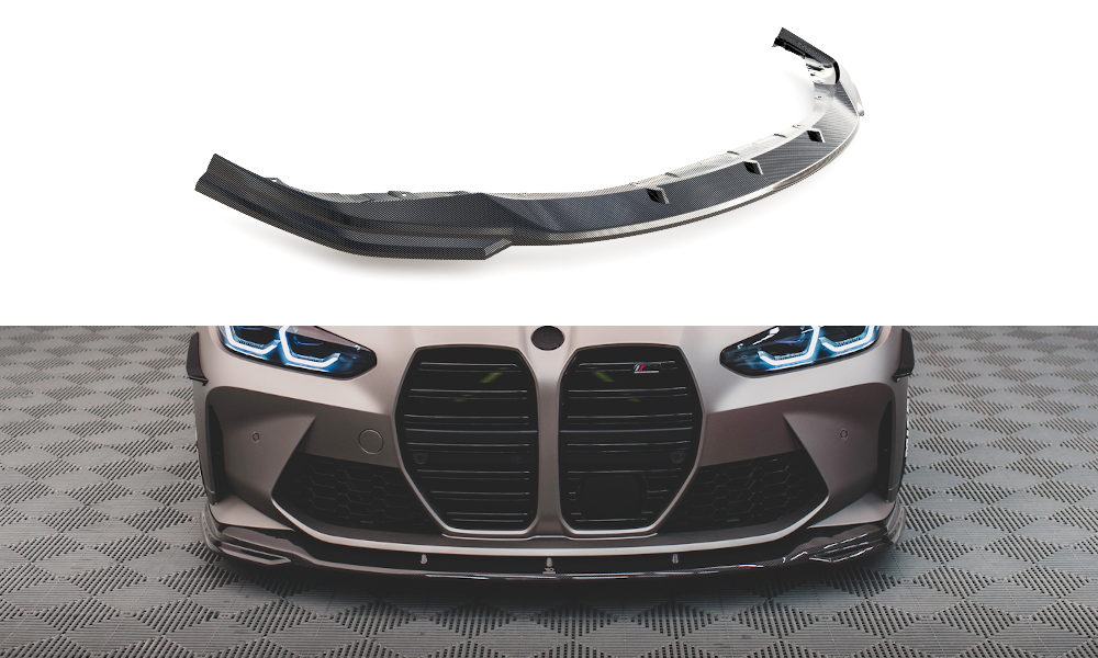 Maxton Design Carbon Fiber Front Splitter V.2 BMW M4 G82 / M3 G80