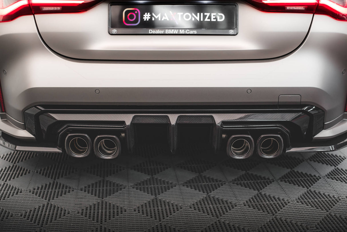 Maxton Design Carbon Fiber Rear Diffuser BMW M4 G82 / M3 G80