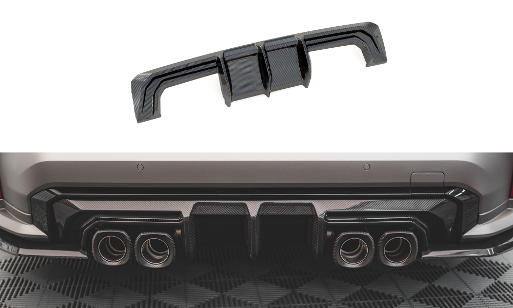 Maxton Design Carbon Fiber Rear Diffuser BMW M4 G82 / M3 G80