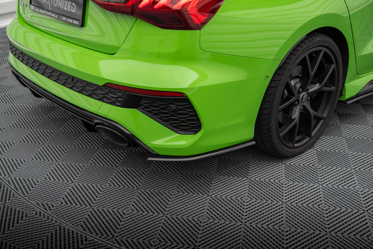 Maxton Design Carbon Fiber Rear Side Splitters Audi RS3 Sedan 8Y