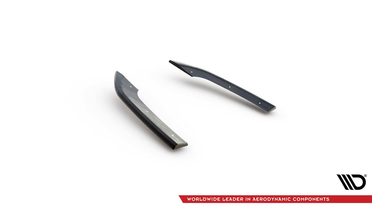 Maxton Design Carbon Fiber Rear Side Splitters V.2 Audi RS3 Sedan 8Y (Set For Valance)
