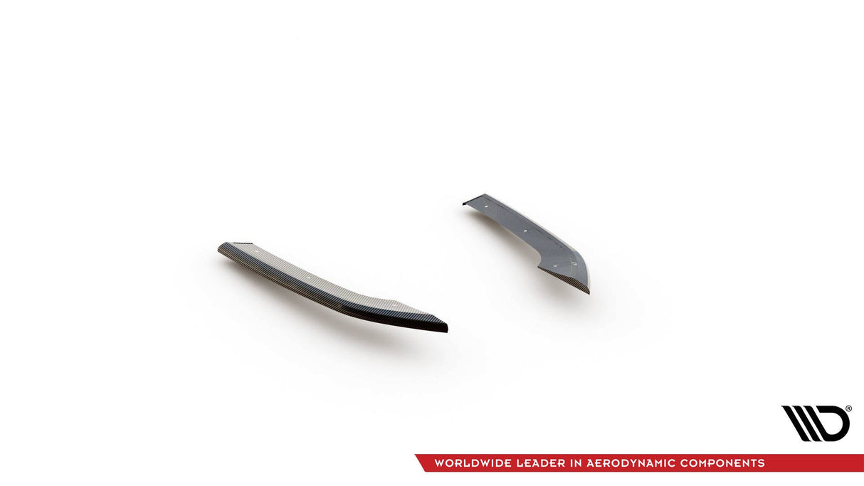 Maxton Design Carbon Fiber Rear Side Splitters V.2 Audi RS3 Sedan 8Y (Set For Valance)