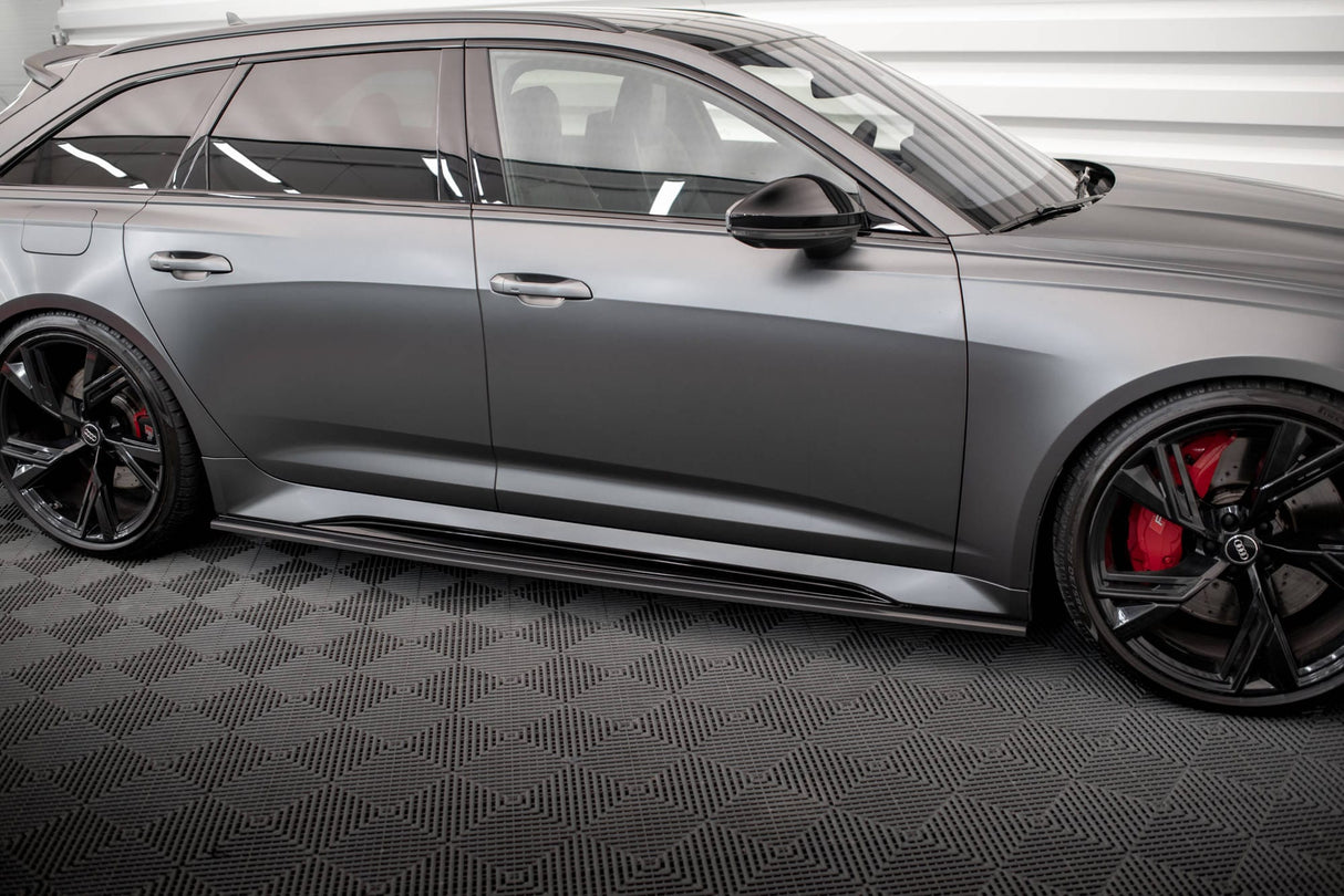 Maxton Design Carbon Fiber Side Skirts - Audi / C8 / RS6 / RS7